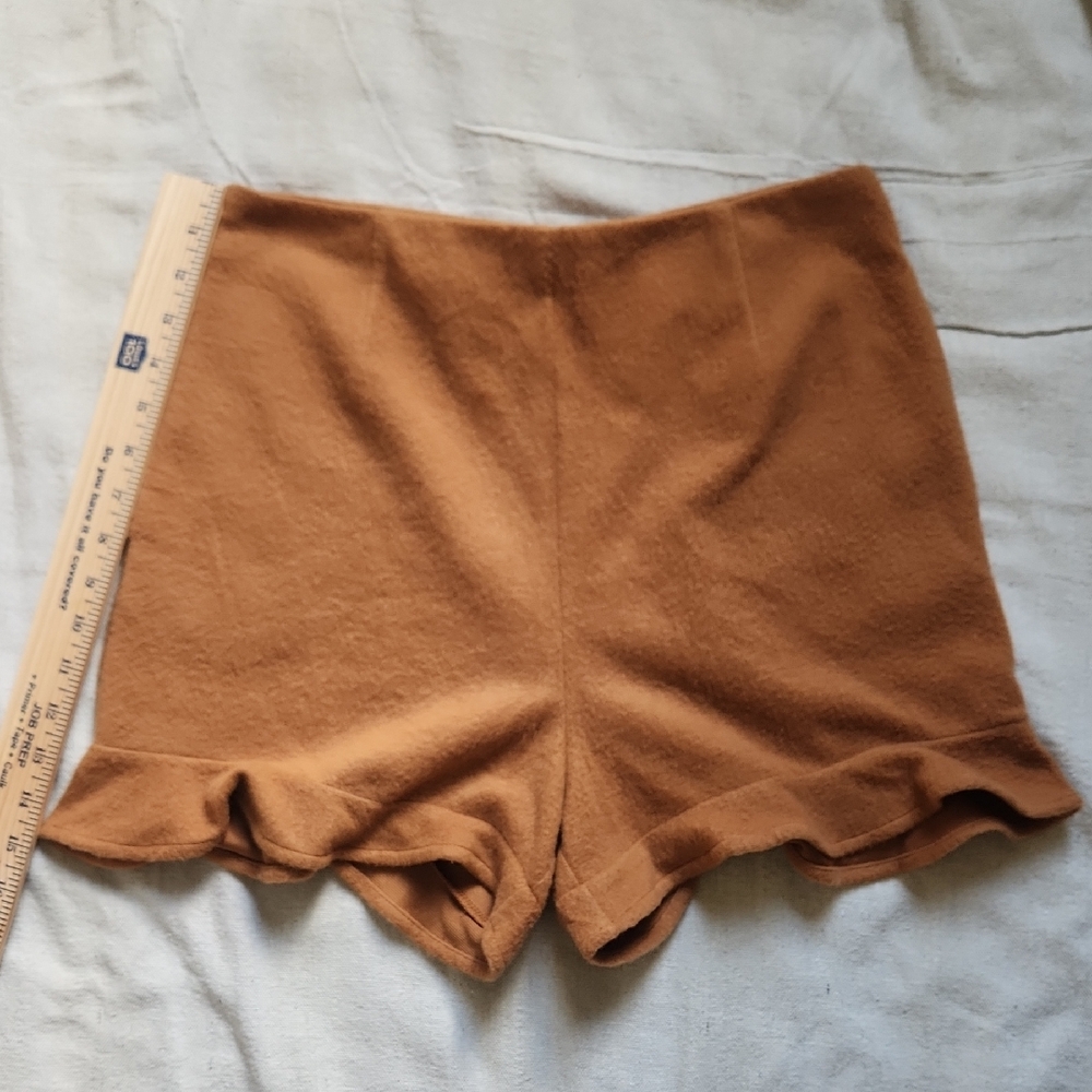 Very J High Waist Tan Shorts